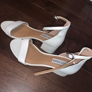 White Steve Madden Heels